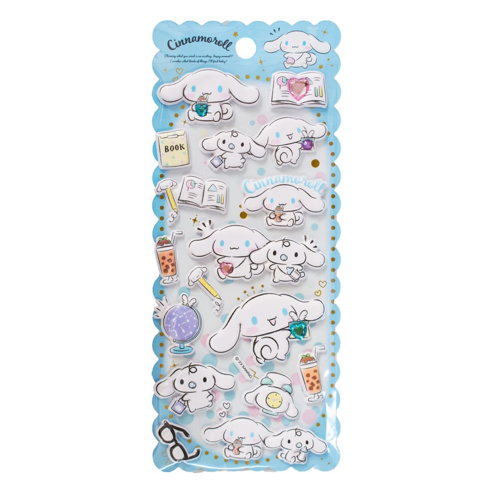 Hello Kitty and Friends Sticker Cinnamoroll Puffy Sortiment (20) - Versand: 7 Tage nach Bestellung