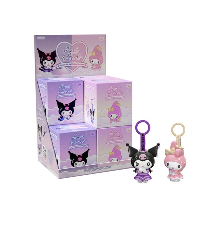 Hello Kitty Schlüsselanhänger Engel & Teufel Sortiment (8) - Versand: 7 Tage nach Bestellung