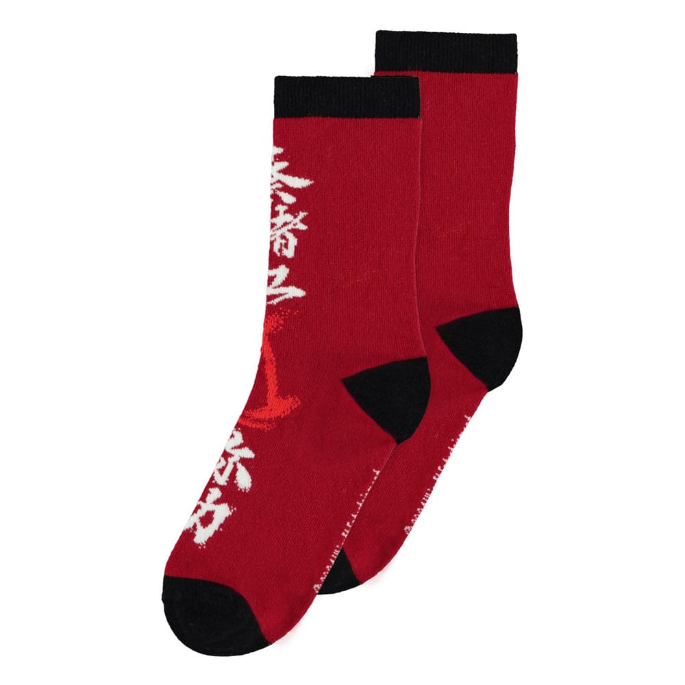 Assassin´s Creed Shadows Socken 3er-Pack Crew 35-38   - Versand: 5-7 Tage nach Bestellung