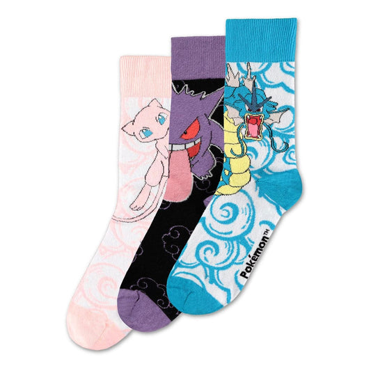 Pokémon Socken 3er-Pack Crew 43-46  - Versand: 7 Tage nach Bestellung