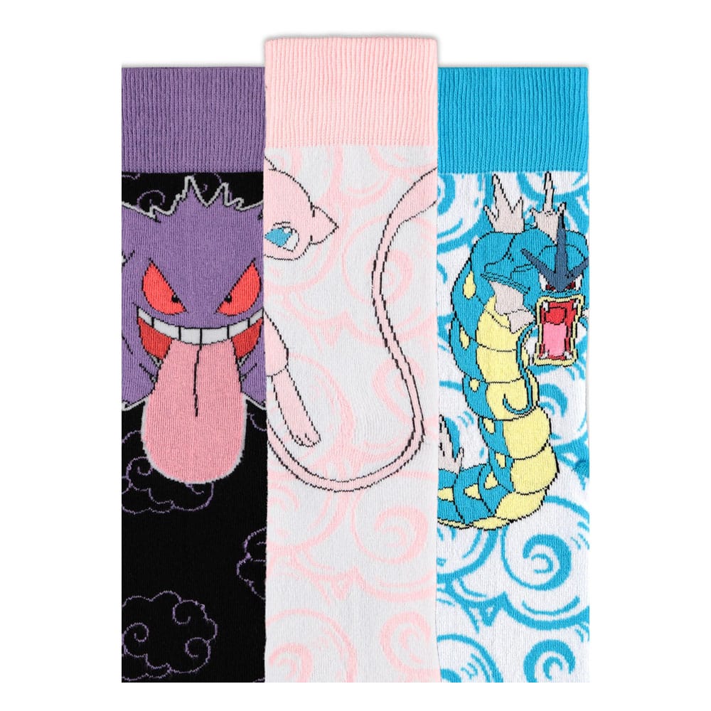 Pokémon Socken 3er-Pack Crew 43-46  - Preorder - ETA: 03.07.2025