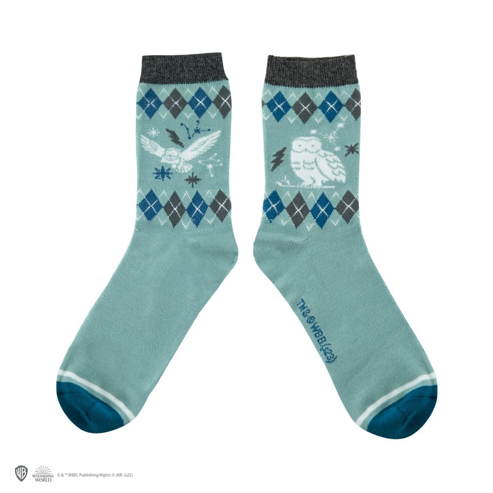 Harry Potter Socken 3er-Pack Hedwig - Versand: 5-7 Tage nach Bestellung