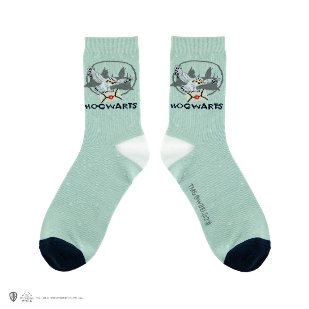 Harry Potter Socken 3er-Pack Hedwig - Versand: 5-7 Tage nach Bestellung