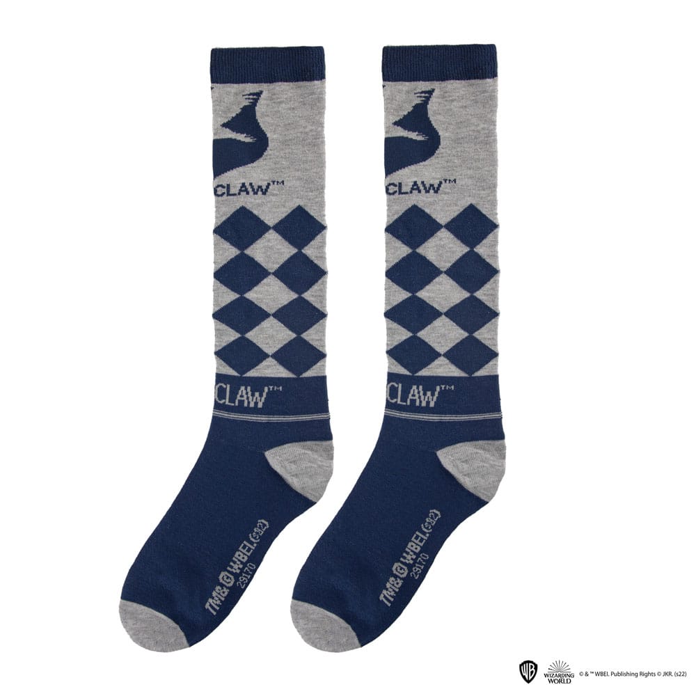 Harry Potter Kniestrümpfe 3er-Pack Ravenclaw - Versand: 5-7 Tage nach Bestellung