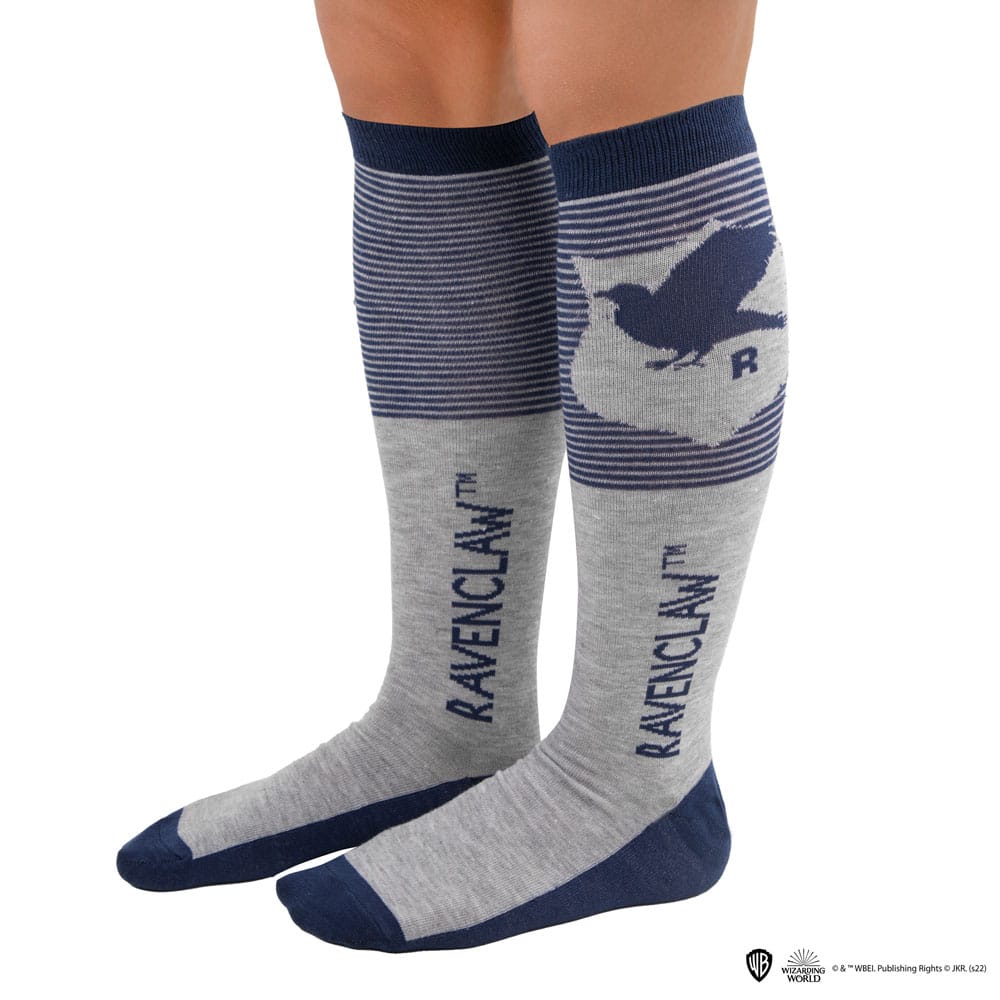 Harry Potter Kniestrümpfe 3er-Pack Ravenclaw - Versand: 5-7 Tage nach Bestellung