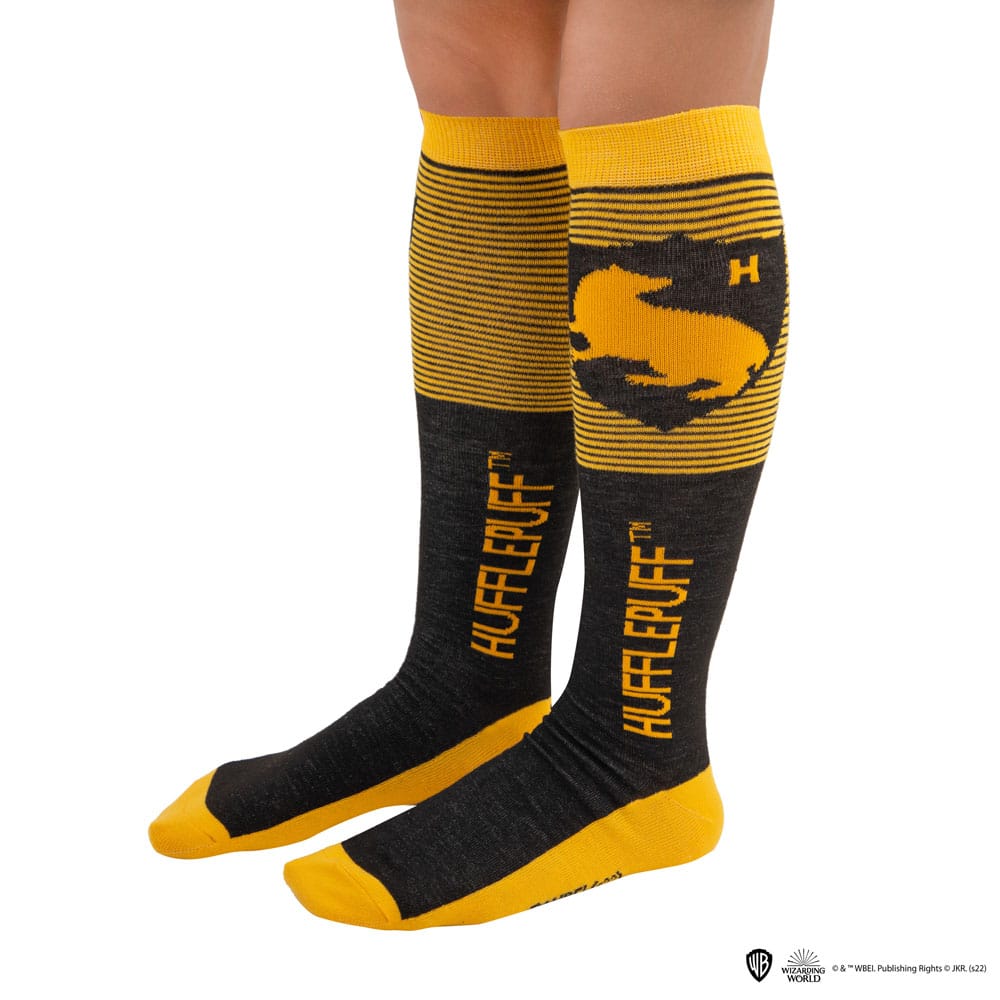 Harry Potter Kniestrümpfe 3er-Pack Hufflepuff - Versand: 5-7 Tage nach Bestellung