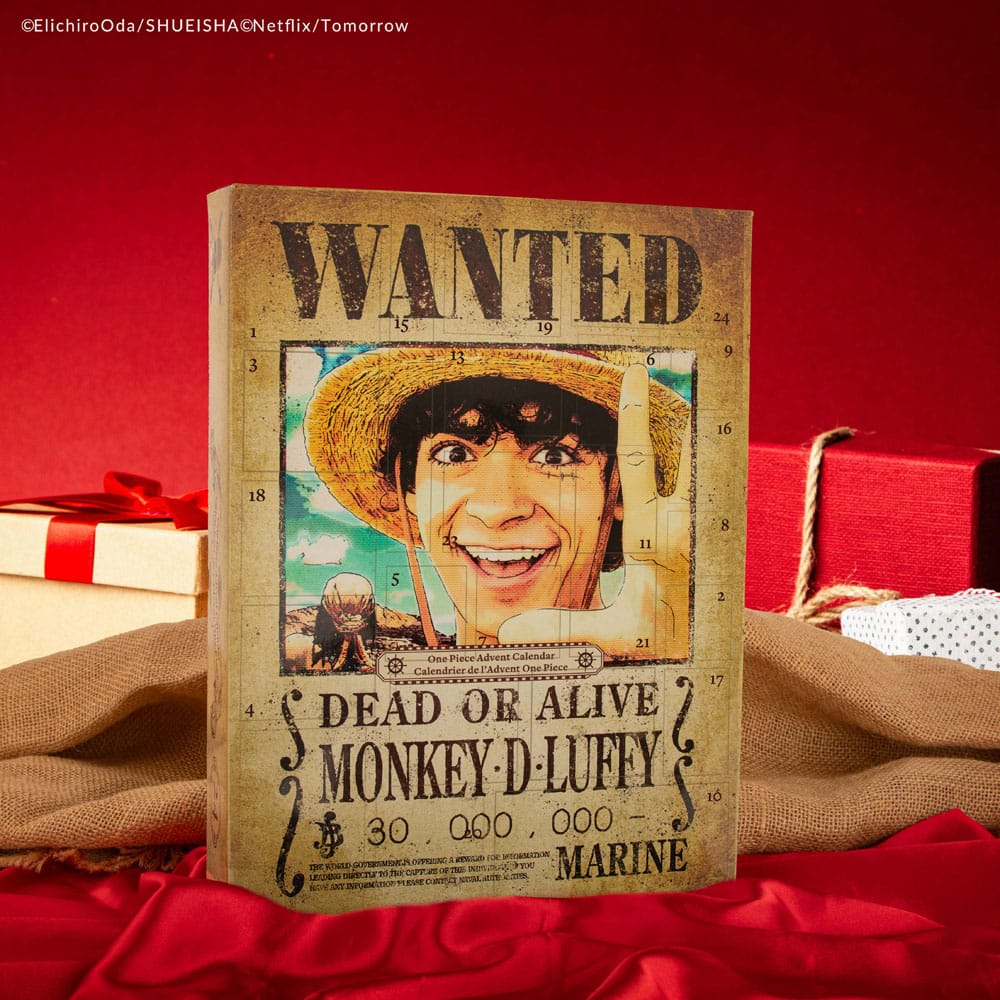 One Piece Adventskalender 2025 - Versand: 5-7 Tage nach Bestellung