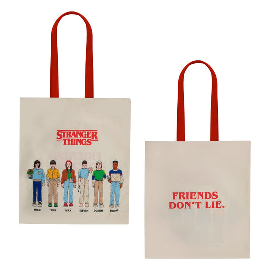Stranger Things Tragetasche Friends Don't Lie - Versand: 5-7 Tage nach Bestellung