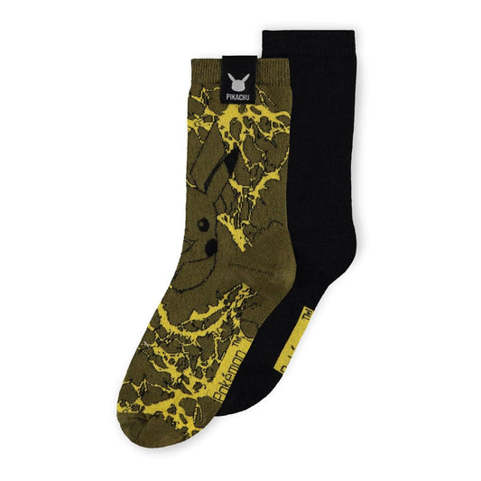 Pokemon Socken 2er-Pack Pikachu 43-46 - Versand: 5-7 Tage nach Bestellung