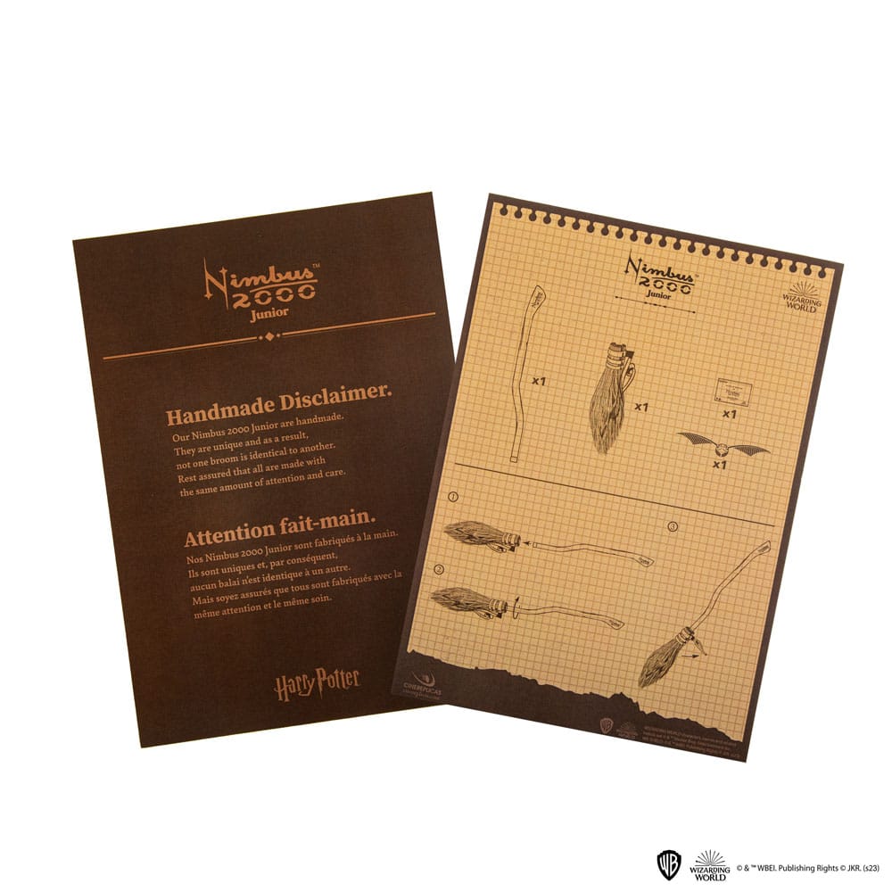 Harry Potter Replik 1/1 Nimbus 2000 Junior Zauberbesen  - Versand: 5-7 Tage nach Bestellung