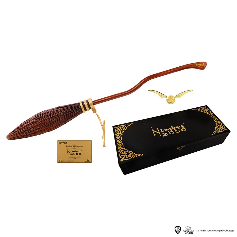 Harry Potter Replik 1/1 Nimbus 2000 Junior Zauberbesen  - Versand: 5-7 Tage nach Bestellung