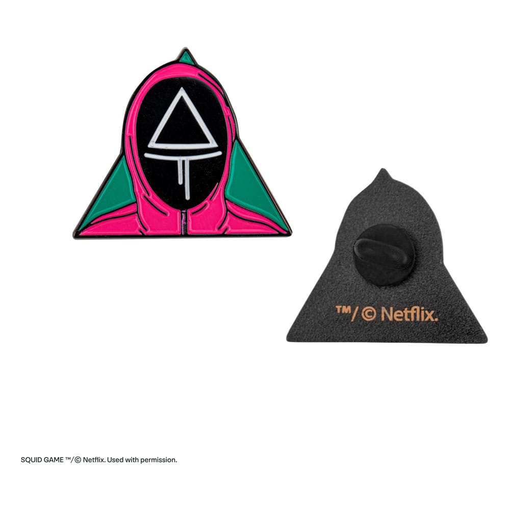 Squid Game Ansteck-Pins 2er-Pack Young-hee & Soldier  - Versand: 5-7 Tage nach Bestellung