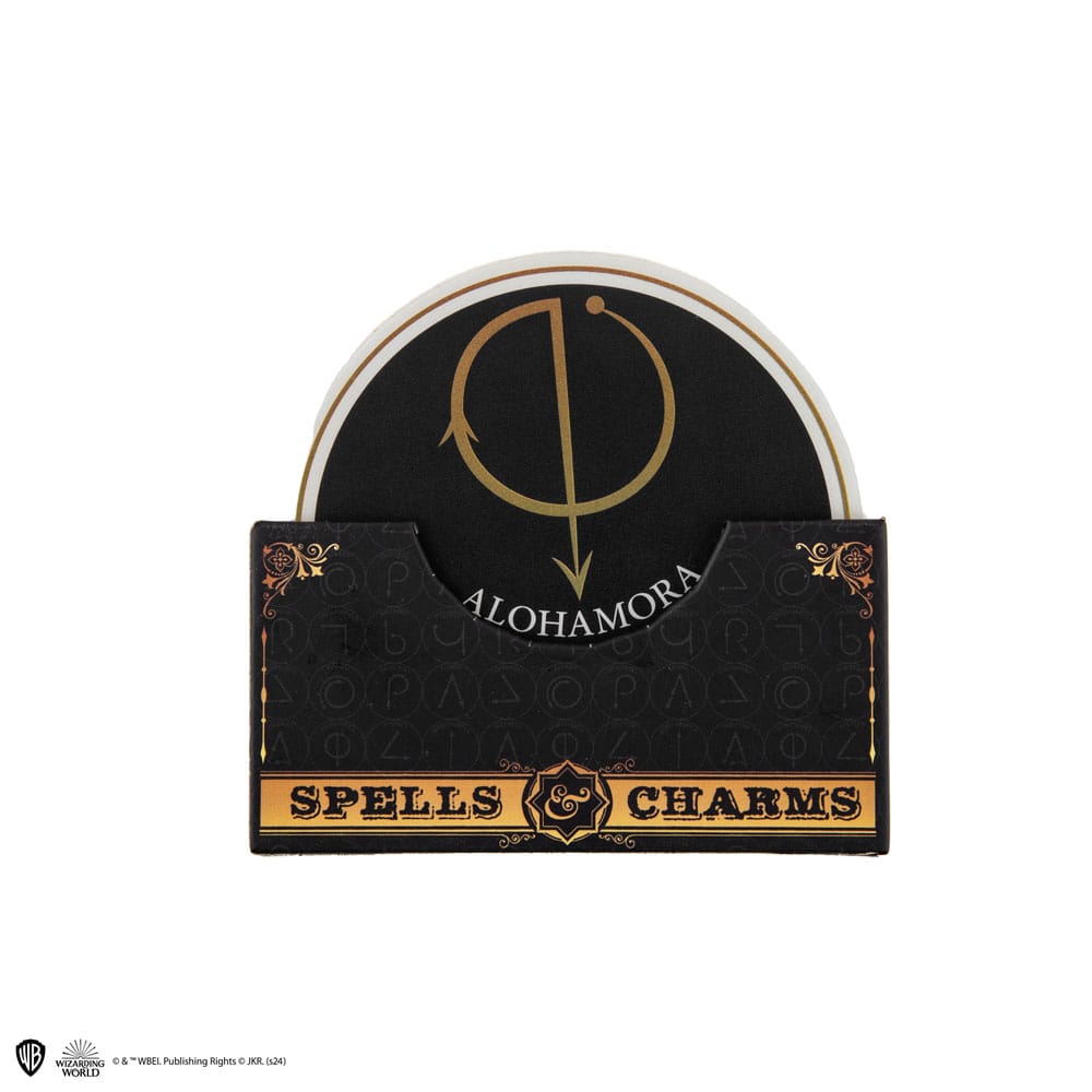 Harry Potter Untersetzer 4er-Pack Spell & Charms  - Versand: 5-7 Tage nach Bestellung