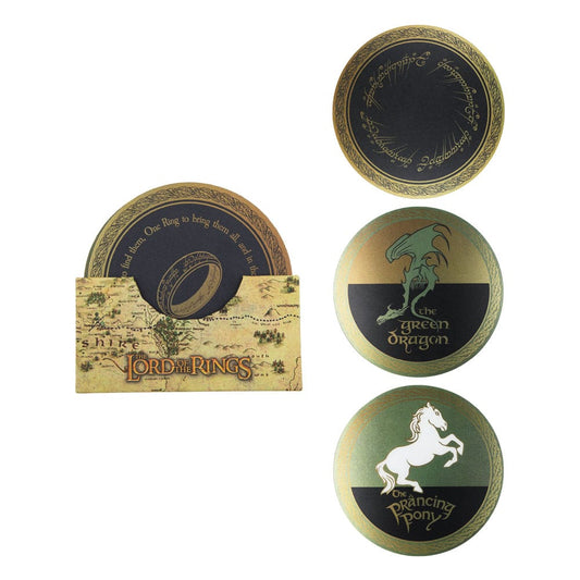 Herr der Ringe Untersetzer 4er-Pack - Preorder - ETA: 29.09.2025