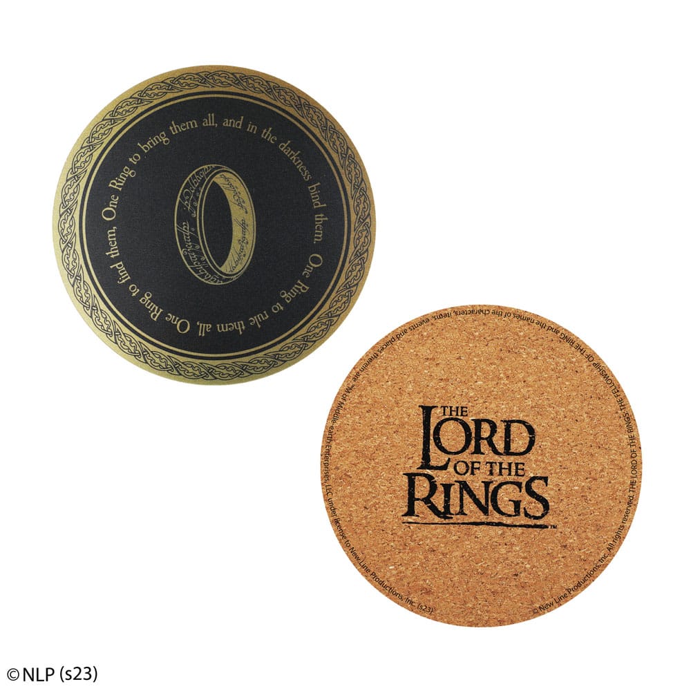 Herr der Ringe Untersetzer 4er-Pack - Preorder - ETA: 29.09.2025