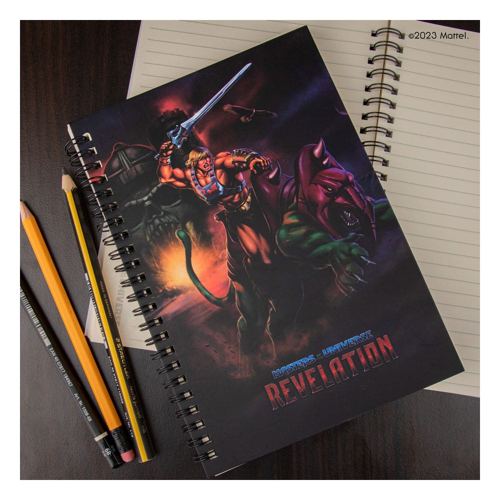 Masters of the Universe - Revelation: He-Man with Battle Cat Notebook - Versand: 5-7 Tage nach Bestellung