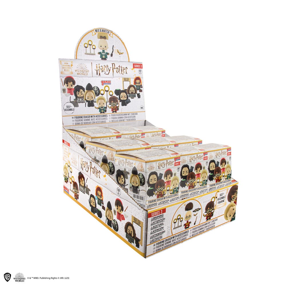 Harry Potter Gomee Sammelfiguren aus Gummi Wave 3 Mystery Display (24)  - Versand: 5-7 Tage nach Bestellung