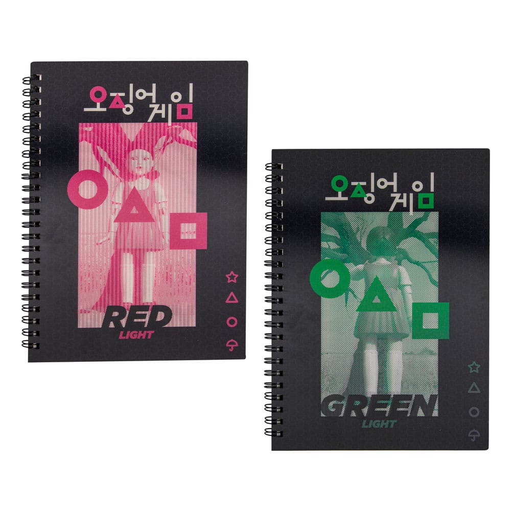 Squid Game Notizbuch Red light, green light  - Versand: 5-7 Tage nach Bestellung