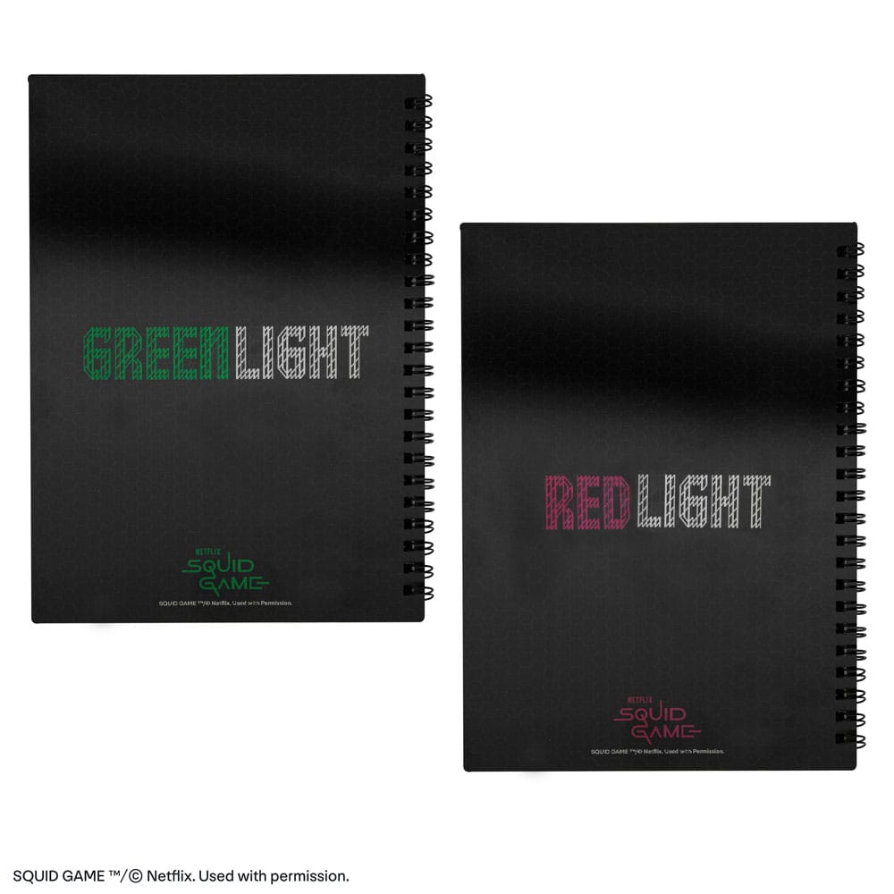 Squid Game Notizbuch Red light, green light  - Versand: 5-7 Tage nach Bestellung