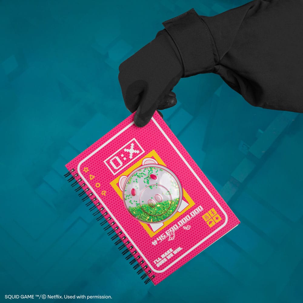 Squid Game Notizbuch Piggy Bank  - Versand: 5-7 Tage nach Bestellung