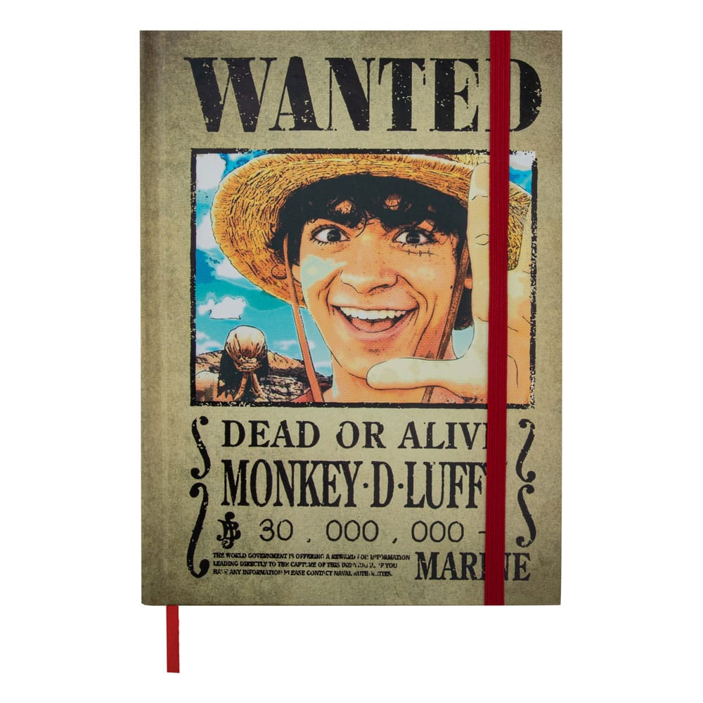 One Piece Notizbuch Wanted Posters - Versand: 5-7 Tage nach Bestellung