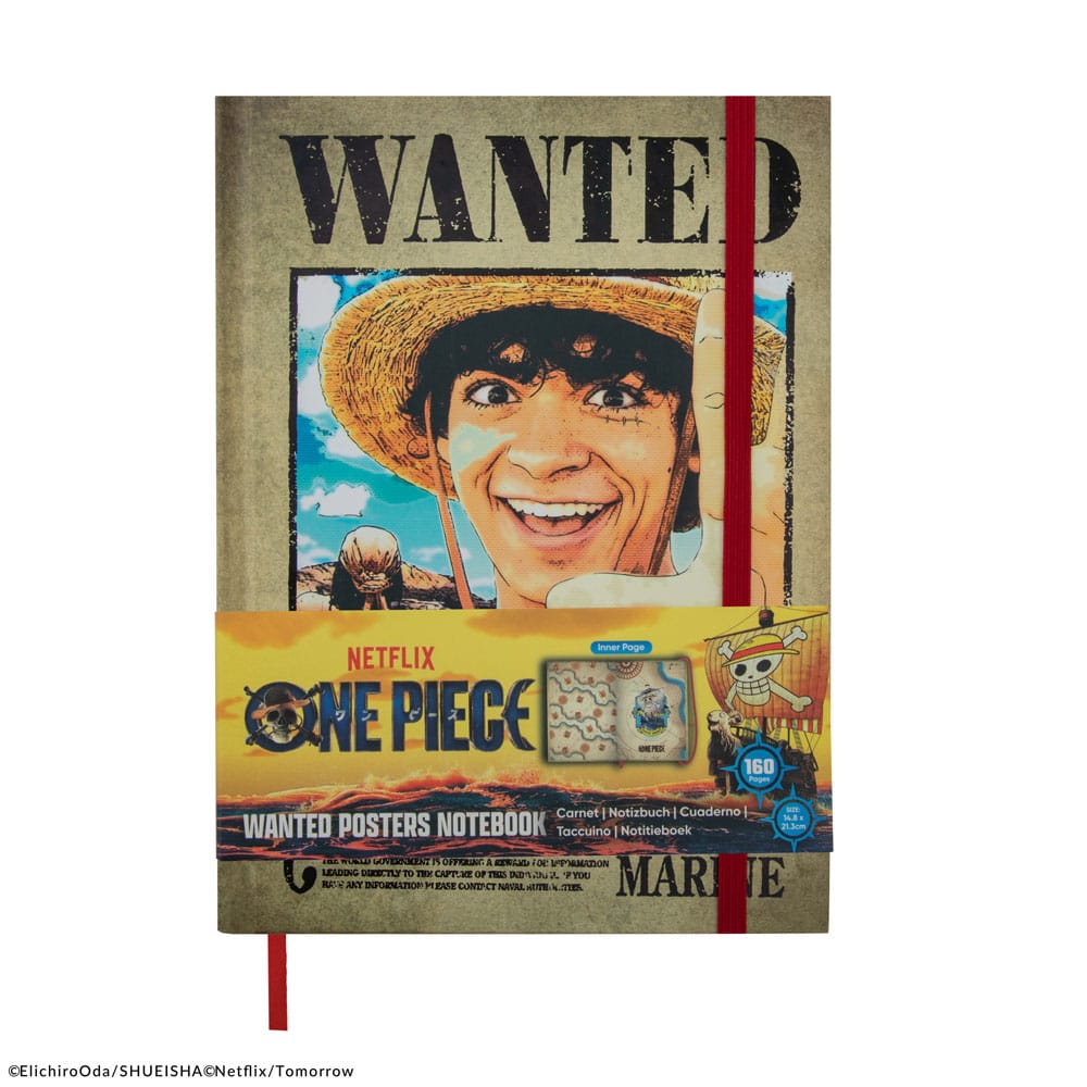 One Piece Notizbuch Wanted Posters - Versand: 5-7 Tage nach Bestellung