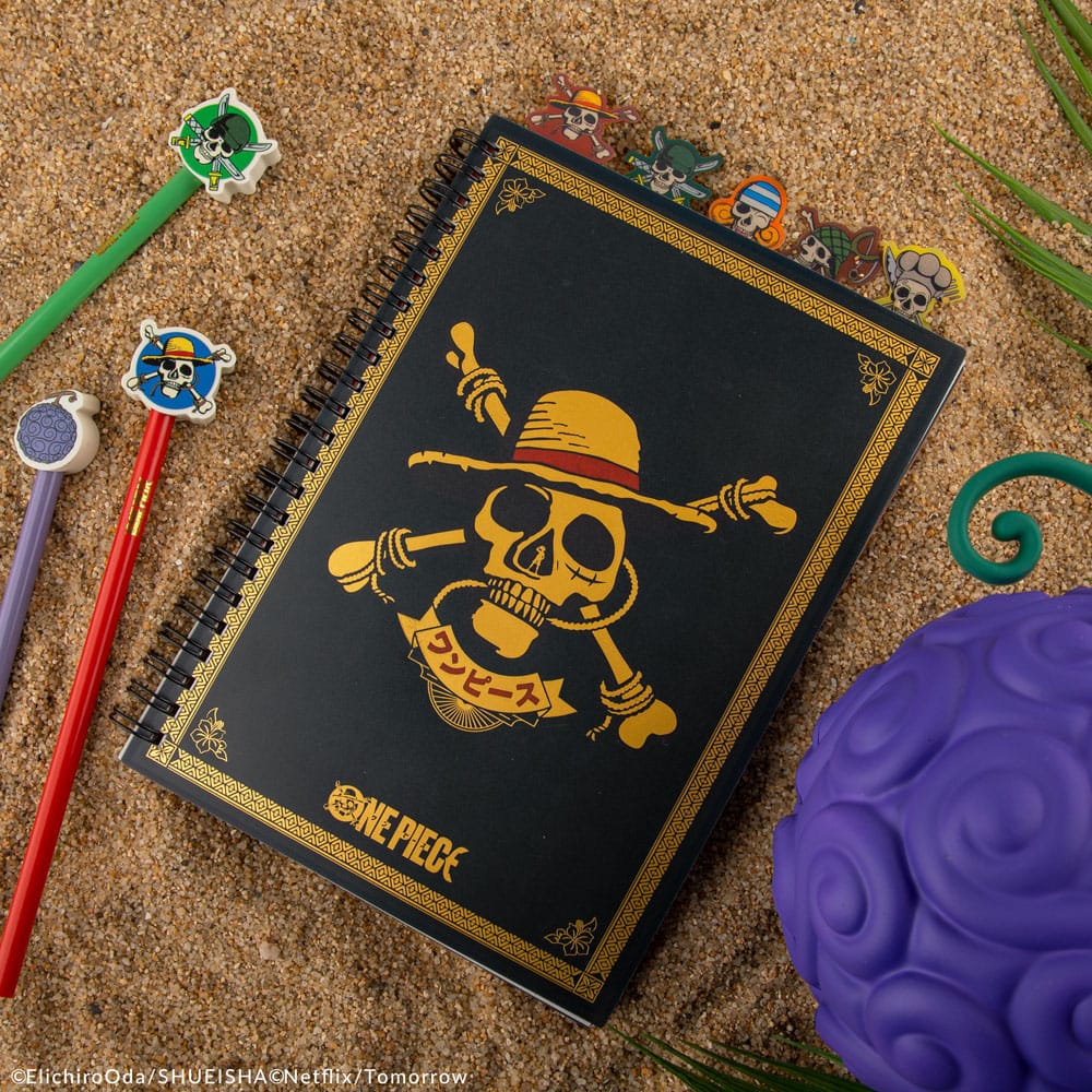 One Piece Notizbuch Straw Hat Pirates - Versand: 5-7 Tage nach Bestellung