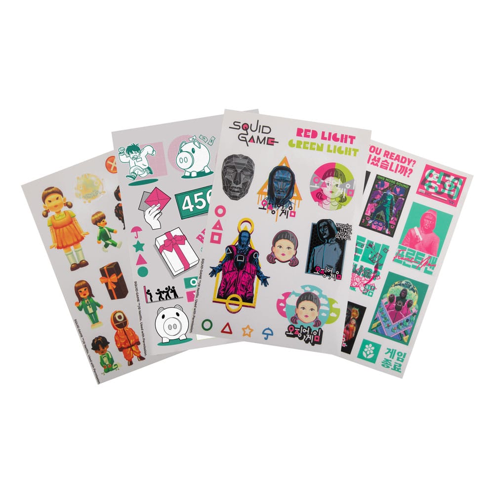 Squid Game Sticker Pack   - Versand: 5-7 Tage nach Bestellung
