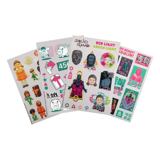 Squid Game Sticker Pack   - Versand: 5-7 Tage nach Bestellung