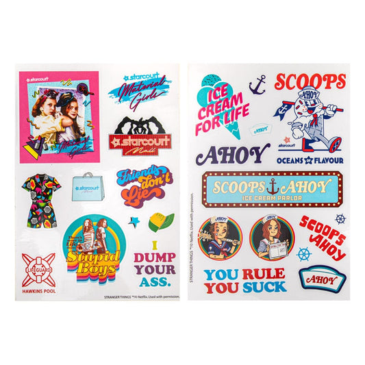 Stranger Things Sticker Pack Season 3  - Versand: 5-7 Tage nach Bestellung
