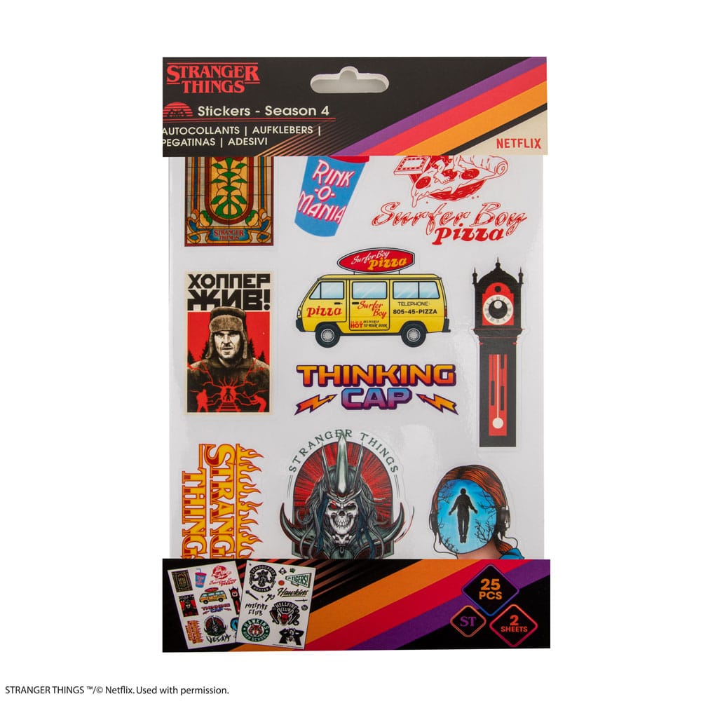 Stranger Things Sticker Pack Season 4  - Versand: 5-7 Tage nach Bestellung