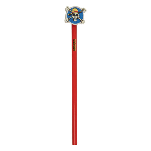 One Piece Bleistifte mit Radierertopper Luffy - Versand: 5-7 Tage nach Bestellung