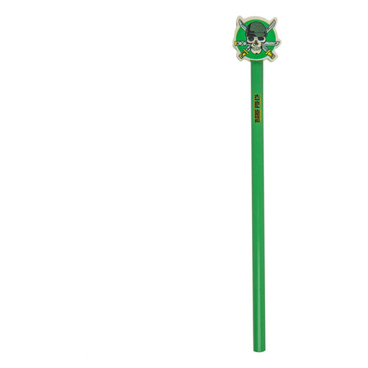 One Piece Bleistifte mit Radierertopper Zoro - Versand: 5-7 Tage nach Bestellung