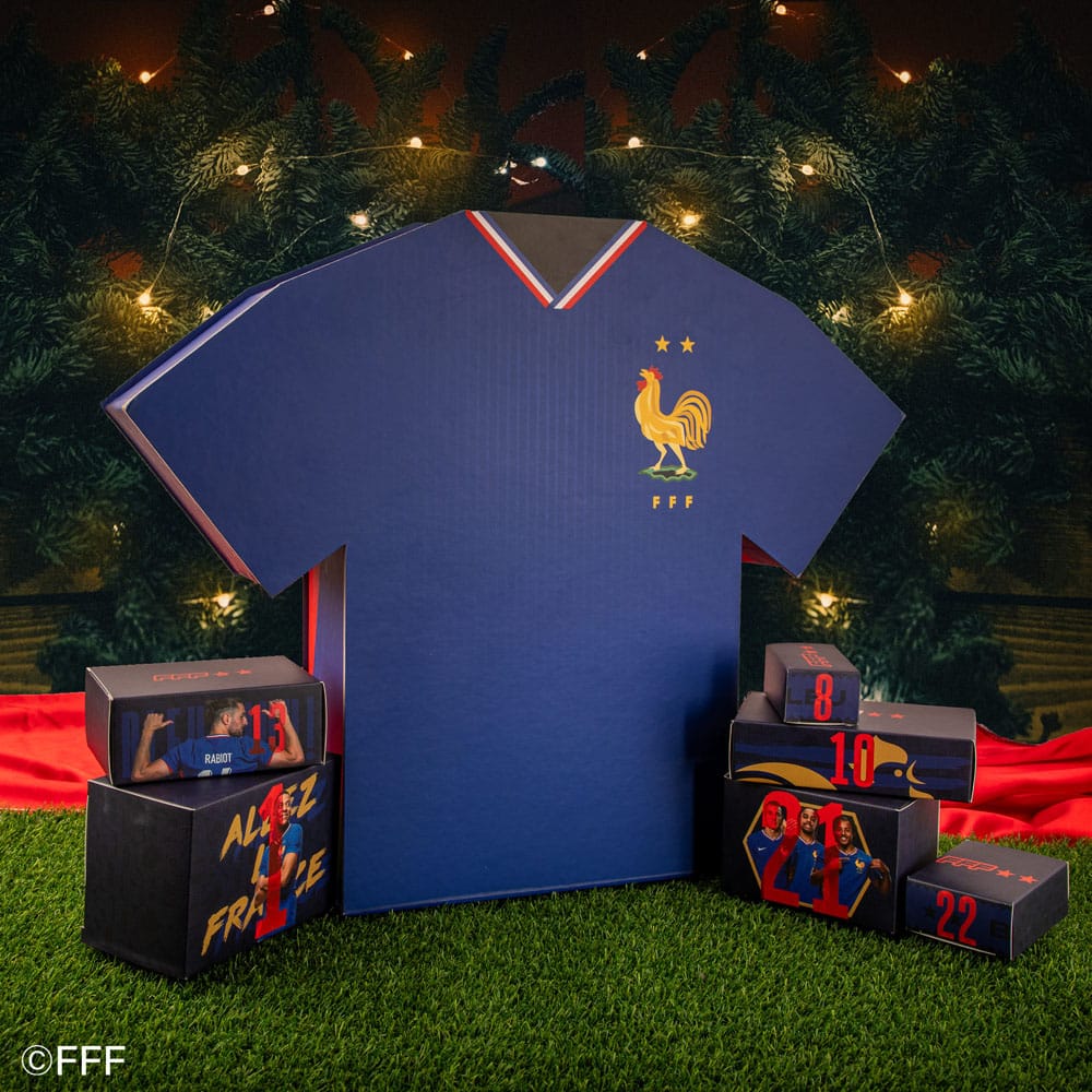 Französische Fußballföderation Adventskalender Deluxe 2025 - Versand: 7 Tage nach Bestellung