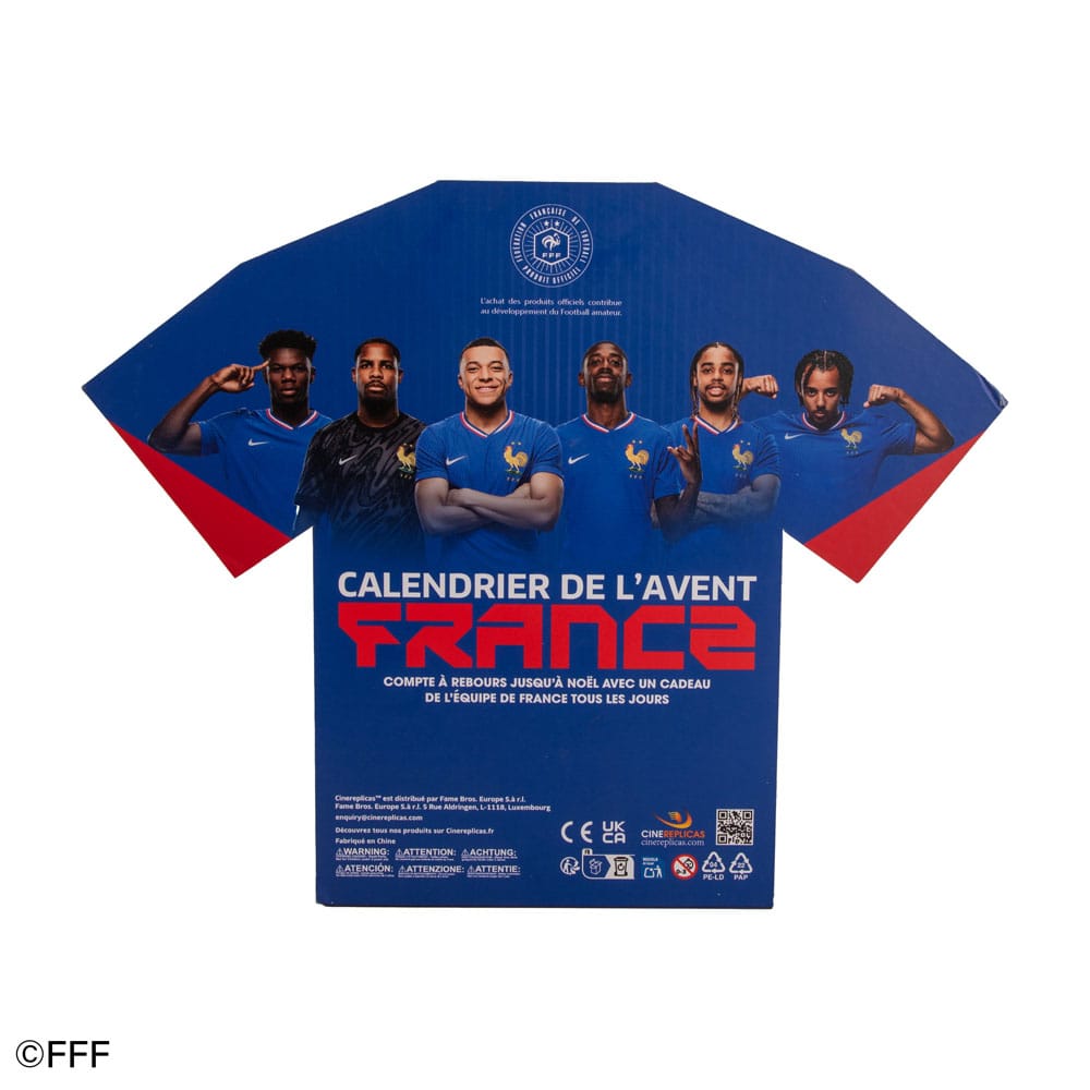 Französische Fußballföderation Adventskalender Deluxe 2025 - Versand: 7 Tage nach Bestellung