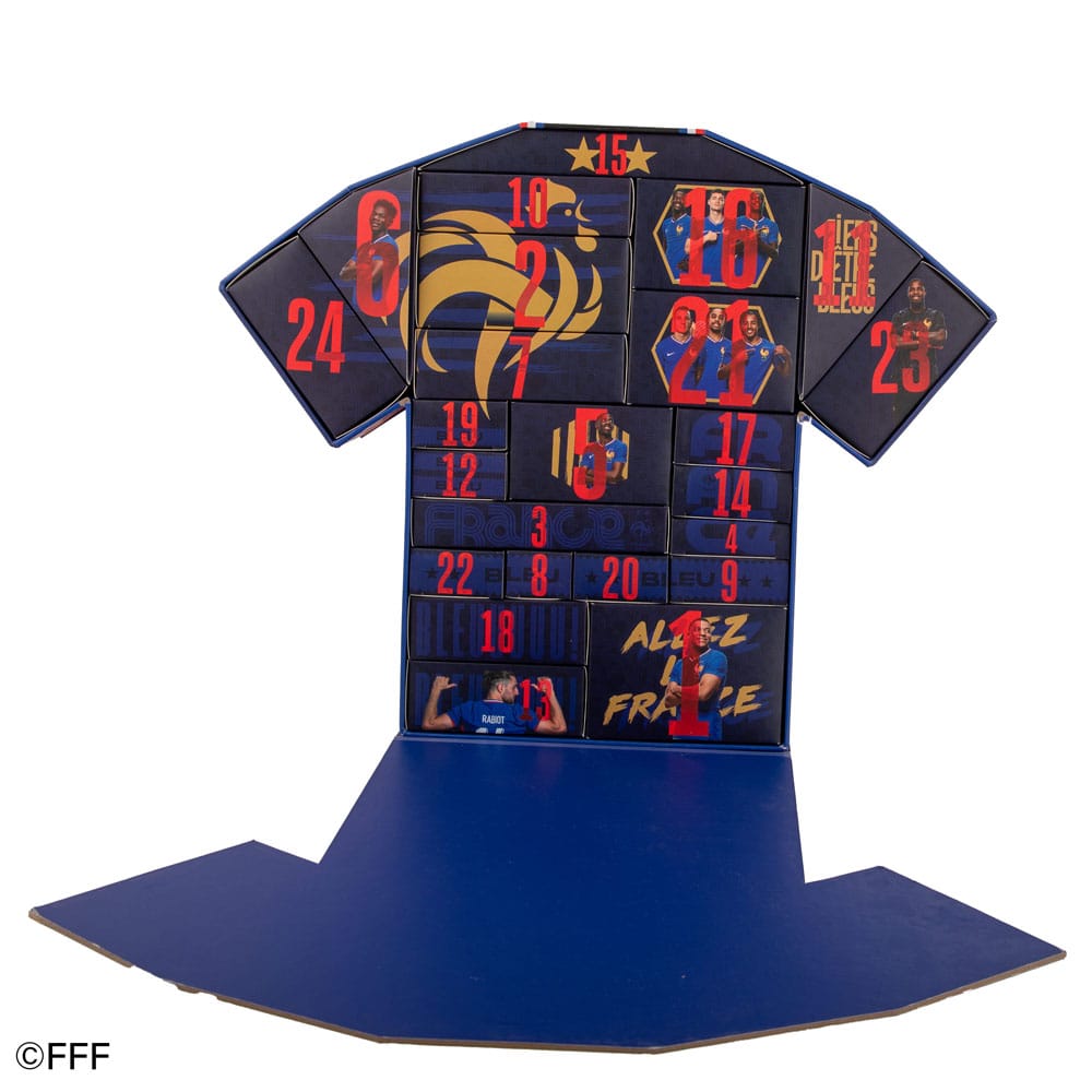 Französische Fußballföderation Adventskalender Deluxe 2025 - Versand: 7 Tage nach Bestellung