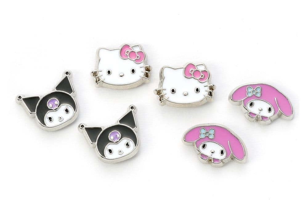 Sanrio Ohrstecker-Set Hello Kitty, Kuromi und My Melody - Preorder - ETA: 25.11.2026