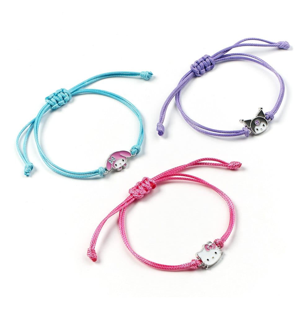 Sanrio Armbänder 3er-Pack Hello Kitty, Kuromi und My Melody - Preorder - ETA: 25.11.2026
