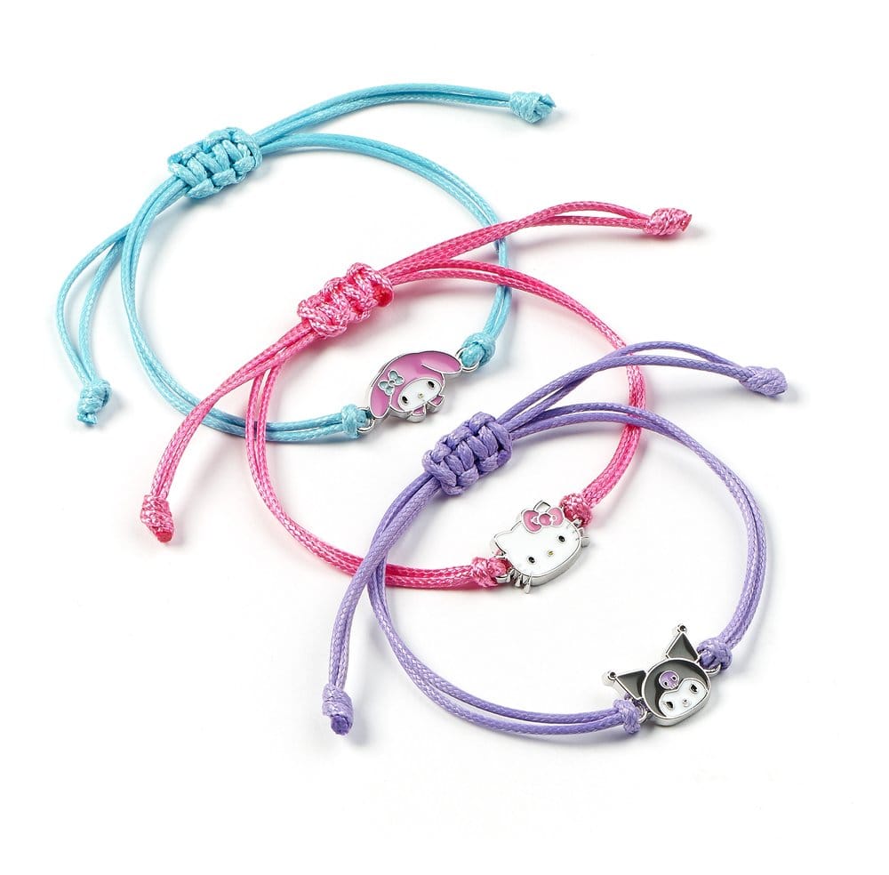 Sanrio Armbänder 3er-Pack Hello Kitty, Kuromi und My Melody - Preorder - ETA: 25.11.2026