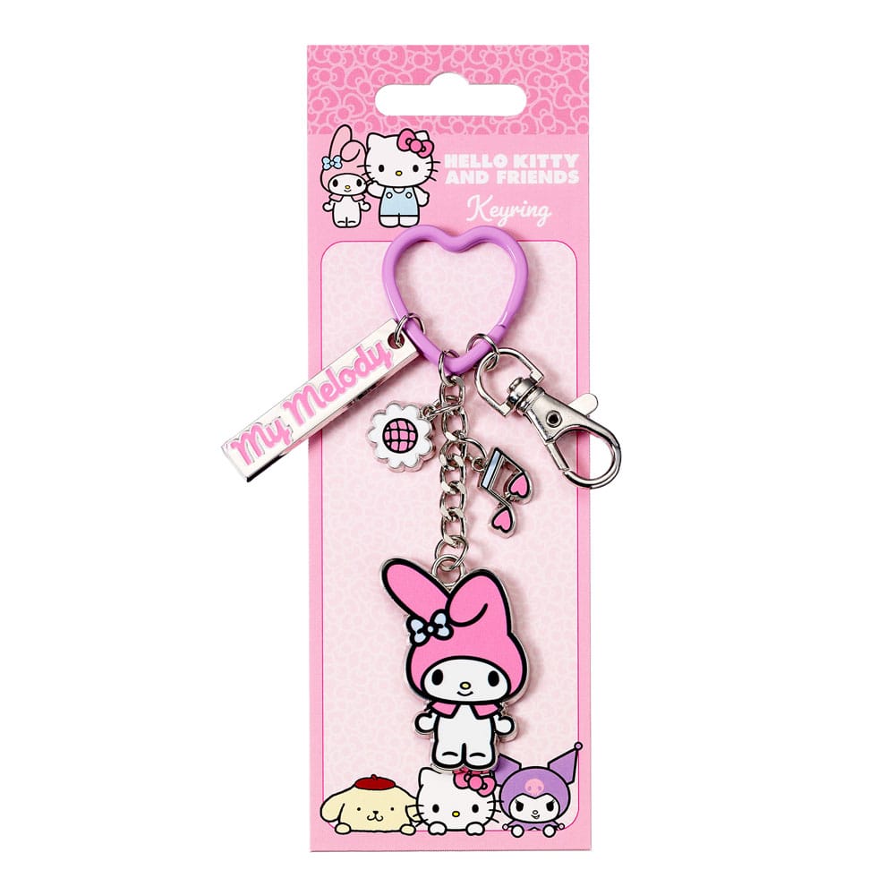 Hello Kitty Schlüsselanhänger mit My Melody Anhänger 15 cm - Preorder - ETA: 25.10.2025