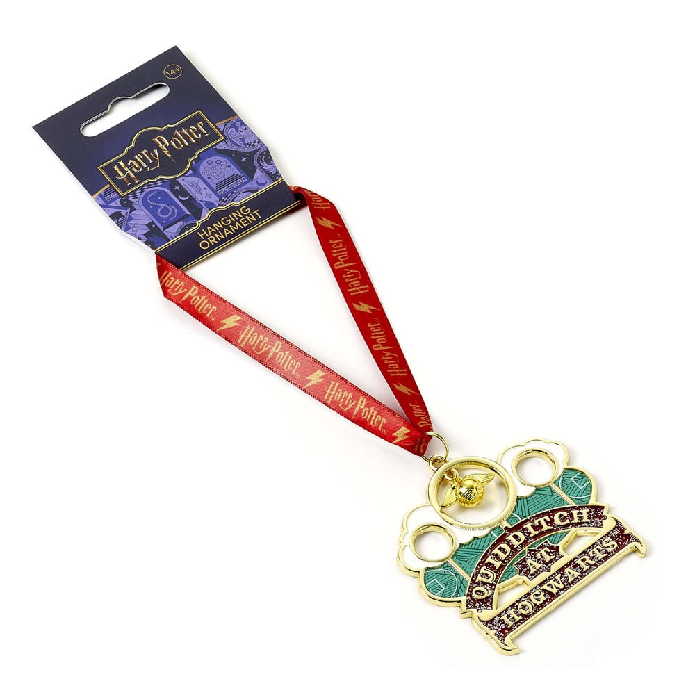 Harry Potter Christbaumschmuck Quidditch (Goldfarben) - Versand: 5-7 Tage nach Bestellung