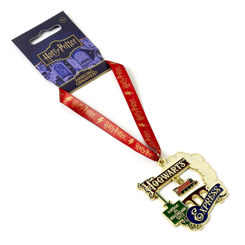 Harry Potter Christbaumschmuck Hogwarts Express (Goldfarben) - Versand: 5-7 Tage nach Bestellung