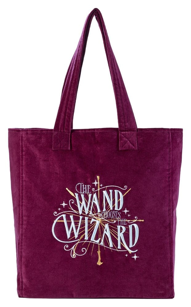 Harry Potter Tragetasche Der Zauberstab sucht sich den Zauberer Samt - Preorder - ETA: 25.11.2026