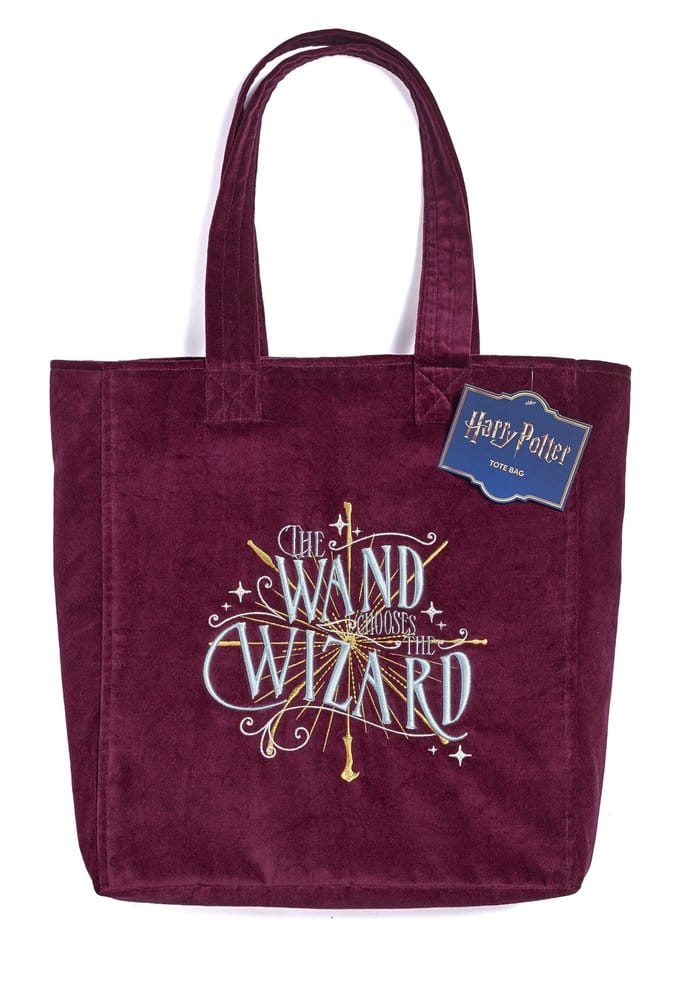 Harry Potter Tragetasche Der Zauberstab sucht sich den Zauberer Samt - Preorder - ETA: 25.11.2026