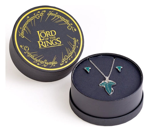 Der Herr der Ringe Ohrring- und Halsketten-Geschenkset Blatt von Lorien - Preorder - ETA: 25.11.2026