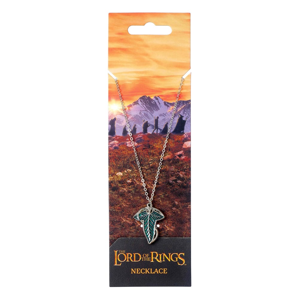Herr der Ringe Halskette & Anhänger The Leaf of Lorien - Preorder - ETA: 10.11.2025