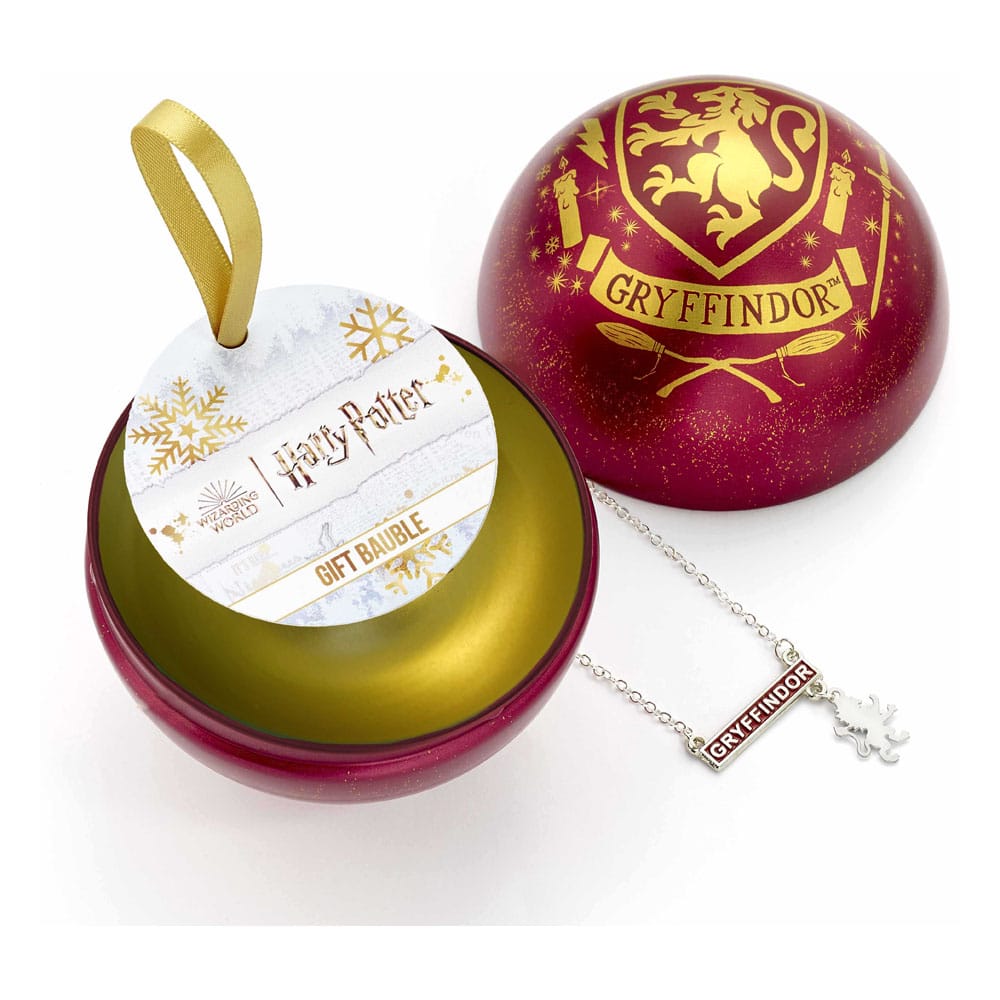 Harry Potter Christbaumschmuck mit Halskette Gryffindor    - Versand: 5-7 Tage nach Bestellung
