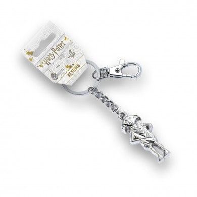 Harry Potter Schlüsselanhänger Dobby The House Elf (versilbert) - Versand: 5-7 Tage nach Bestellung