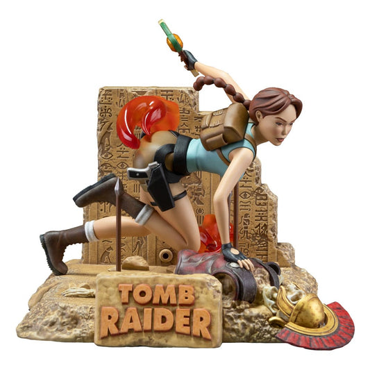 Tomb Raider 1996 PVC Statue Lara Croft Classic Era 17 cm  - Versand: 5-7 Tage nach Bestellung