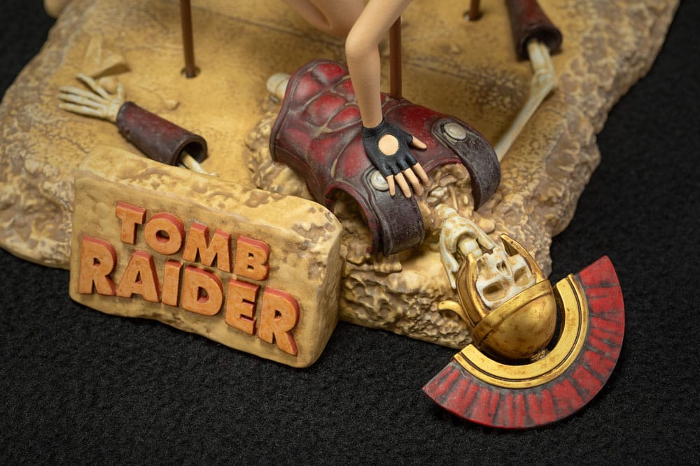 Tomb Raider 1996 PVC Statue Lara Croft Classic Era 17 cm  - Versand: 5-7 Tage nach Bestellung
